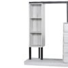 Wardrobe With 4 Drawers And 3 Shelves - White - Image 9