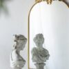 Arched Wall Mirror With Metal Frame, Wall Mirror For Living - Gold - Image 6