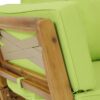 Outdoor Expandable Daybed & Cushions - Teak - Image 15