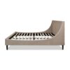 Aspen - King Vertical Tufted Headboard Platform Bed Set - Mink Beige - Image 3