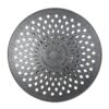 Elegant Cast Aluminum Round Bar Table With Romantic Filigree Design - Copper - Image 7