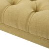 Hilton - Ottoman Bench With Button - Tufted Diamond Stitching - Yellow - Image 10