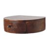 Lunar - 1 Drawer Floating Nightstand - Chestnut - Image 7