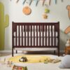Crib 5 In 1 Convertible, Converts From Baby Crib To Toddler Bed, Fits Standard Full Size Crib Mattress - Espresso - Image 10