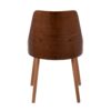 Anabelle - Mid-Century Modern Chair (Set of 2) - Walnut / Cream - Image 5