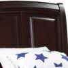 Twin Bed Stylish Contemporary - Cappuccino - Image 3