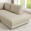 Glander - Sectional Sofa Right Facing - Cream - Image 3