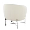 Chloe - Contemporary Chair - Black / White - Image 3