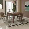 Albany - Solid Wood Dining Table For 6, Small Kitchen And Breakfast Table - Espresso - Image 2