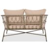 Bohemia-Inspired 4 Person Outdoor Seating Group With Removable Cushions, Conversation Patio Set With Wood Tabletop - Beige - Image 12