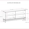 Banting - Low Wide Bookcase - Walnut Brown - Image 11