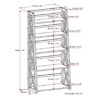 Kitchener - Ladder Shelf - Hickory Brown - Image 7