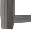 Corner Accent Console Table For Entryway, Contemporary And Modern - Gray - Image 7
