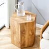 Modern Coffee Table With Complex Texture Patterns, Stylish And Durable Design - Wood - Image 2