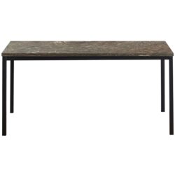Harry - Contemporary Wood And Metal Computer Desk - Black / Gray