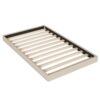 Queen Size Upholstered Platform Bed With Twin Size Trundle And 2 Sets Of USB Ports On Each Side - Beige - Image 9