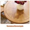 2 Piece Modern Farmhouse Living Room Coffee Table Set, Stylish And Elegant Nesting Round Wooden Table, Side End Table Set For Living Room - Brown - Image 8