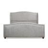 Carmen - King Upholstered Wingback Panel Bed Frame - Silver Gray - Image 4