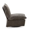 Detachable Chenille Single 360 Swivel Rocking Rocker, 360 Swivel Sofa Chair & Single Sofa Lounge, Comfortable Seating For Living Room & Bedroom, 1 Piece - Dark Gray - Image 7