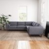 Amber - Sectional Corner Sofa - Gray - Image 9