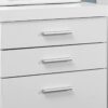 File Cabinet, Rolling Mobile, Storage Drawers, Printer Stand, Office, Contemporary & Modern - White - Image 2