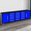 Storage Cabinet With Work Bench (15 Drawers & 2 Cabinets) - Blue - Image 6
