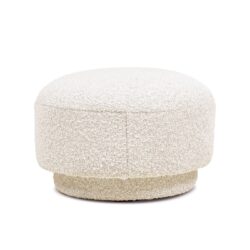 Fuji - Mushroom Footstool Ottoman - Ivory White