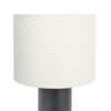 Aura - Table Lamp With On / Off Switch Block Base - Black / White - Image 2