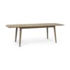 Modern Outdoor Dining Set With Expandable Acacia Wood Table And Iron Chairs - Gray - Image 17