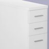 Computer Desk, Home Office, Corner, Left, Right Set - Up, Storage Drawers, L Shape, Laptop, Contemporary & Modern - White - Image 2