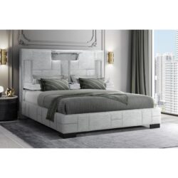 Yaris - King Bed - Gray