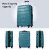 Hardshell Luggage Sets 4 Pieces + Bag Spinner Suitcase With Tsa Lock Lightweight - 16" / 20" / 24" / 28" Luggages - Blue - Image 4