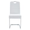 Coaster Home Furnishings White Dining Chairs With Built In Spring Packages & Ergonomic Design (Set of 4) Upholstery - White - Image 19