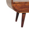 Circular TV Stand - Chestnut - Image 9