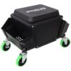 Heavy Duty Mechanic Stool With Wheels And Soft Rubber Cushion And 330Lbs Capacity - Green - Image 12