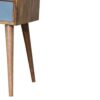 Mini Hand Painted Nightstand - Blue - Image 7