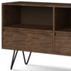 Chase - Low Bookcase - Rustic Natural Aged Brown - Image 8