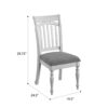 Mariano - Slat Back Dining Chairs (Set of 2) - Gray - Image 7