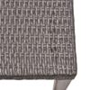 Savannah - Outdoor Wicker And Ottoman - Gray - Image 3
