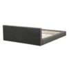 Full Size Stylish Upholstered Bed Elegant With Birch Wood Frame - Gray - Image 6