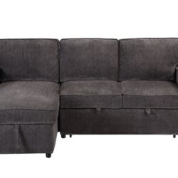 Territory - Pull Out Sofa Bed - Dark Gray