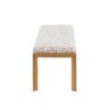 Fuji - Contemporary Bench - Gold / Gray Leopard - Image 2