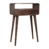 Mini Curved Console, 2 Drawer - Natural - Image 2