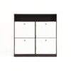 Modern Freestanding Shoe Storage Cabinet With 4 Flip Drawers - Walnut - Image 20