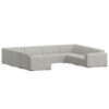 Rex - U-Shaped Sectional Sofa - Gray - Image 4