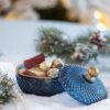 Candy Jar With Lid, Christmas Candy Jar Containers (Set of 2) - Gold / Blue - Image 10