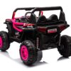 12V7A*2 30W*4 Four-Wheel Drive Leather Seat One Button Start, Forward And Backward, High And Low Speed, Music, Front Light, Power Display, Two Doors Can Open, 2.4G R / C, Seat Belt Four Wheel Absorber - Pink - Image 13