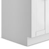Shaker - Modern Wide, Laundry Cabinet With Faucet And Stainless Steel Sink - White - Image 6
