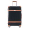 Hardshell Luggage Sets 3 Piece Double Spinner 8 Wheels Suitcase With Tsa Lock Lightweight 20''24''28'' - Black - Image 11