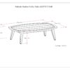 Parkside - Outdoor Coffee Table - Light Teak - Image 10